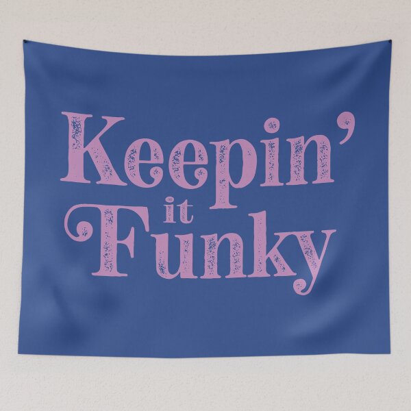 Item preview, Keeping it Funky (pink blue) designed and sold by planDpromotions.