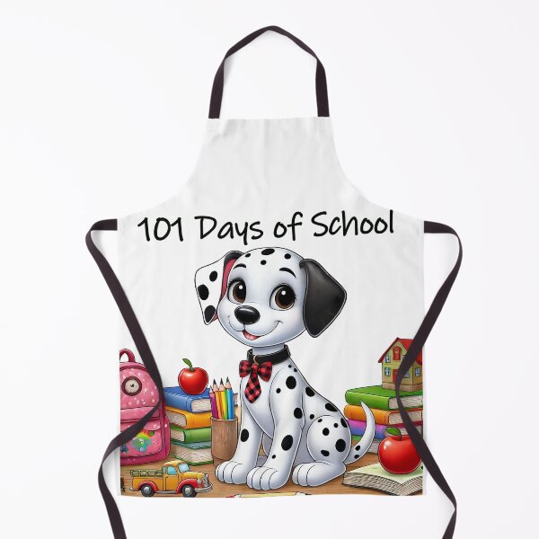 Item preview, 101 Days of School Dalmatian, Cute Kindergartener 100 days smarter designed and sold by TheTimeTaxi.