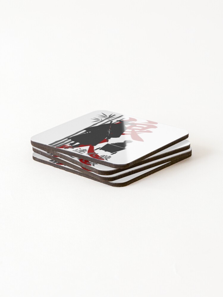 Thumbnail 4 of 5, Coasters (Set of 4), Lone Wolf and Cub designed and sold by InkdGraphix.