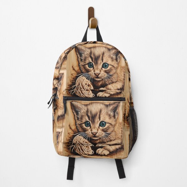 Item preview, Cute Cat Pyrography designed and sold by Monika Turemka.