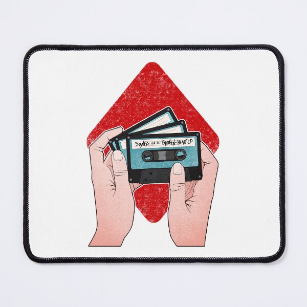 Item preview, Heartbreak Songs | Vintage Music Tape Cassette designed and sold by ObsidianDaz.