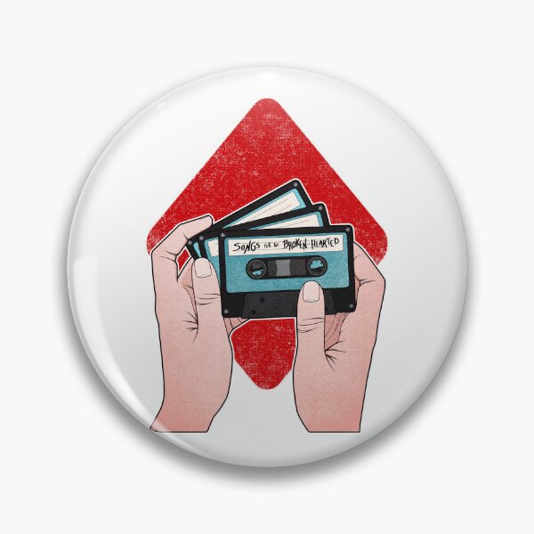 Item preview, Heartbreak Songs | Vintage Music Tape Cassette designed and sold by ObsidianDaz.