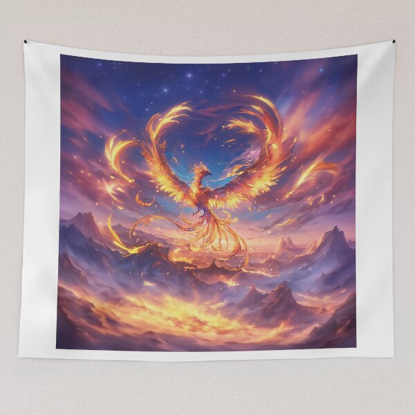 Item preview, Majestic Phoenix in Mountain Landscape designed and sold by Christian Weiss.