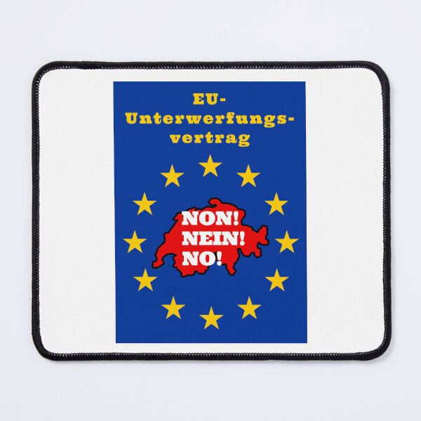 Item preview, EU-Unterwerfungsvertrag NEIN! designed and sold by PuzzlingStuff.