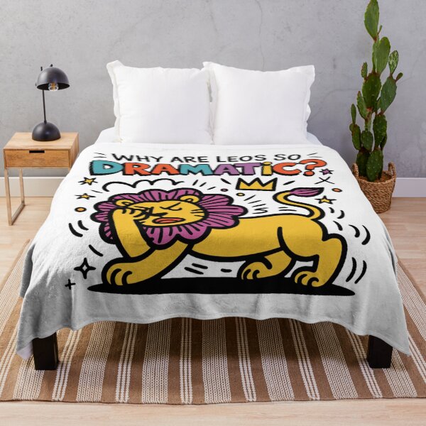 Item preview, Leos Zodiac Popart - "Why Are Leos So Dramatic? Funny Pop Art Tee" designed and sold by stickercuffs.