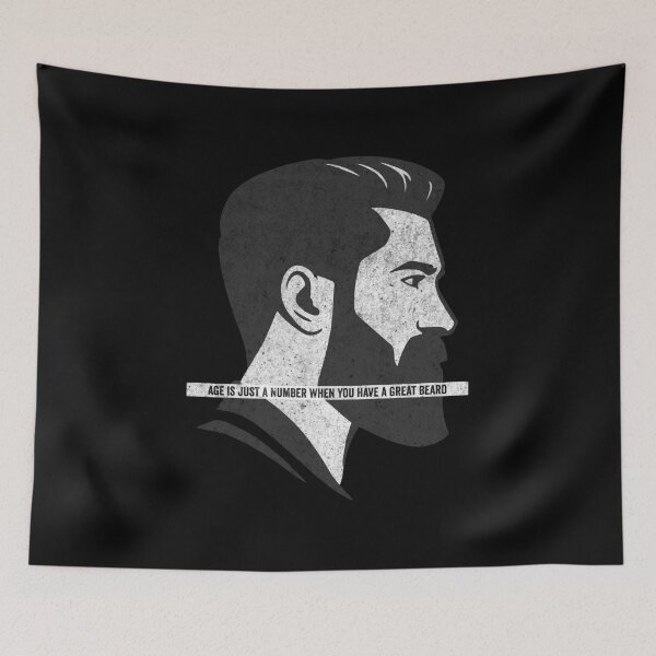 Item preview, Age is just a number when you have a great beard designed and sold by HorizonDesignz.