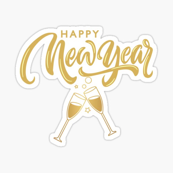 Item preview, HAPPY NEW YEAR CHEERS designed and sold by GracefulPODshop.