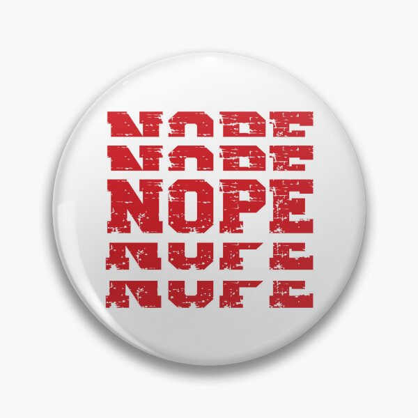 Item preview, NOPE (red) designed and sold by planDpromotions.