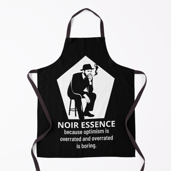 Item preview, Noir Essence Because Optimism Is Overrated And Overrated Is Boring A Man In Black With Cigarette Smoke And Silent Rebellion designed and sold by SplashTastic.