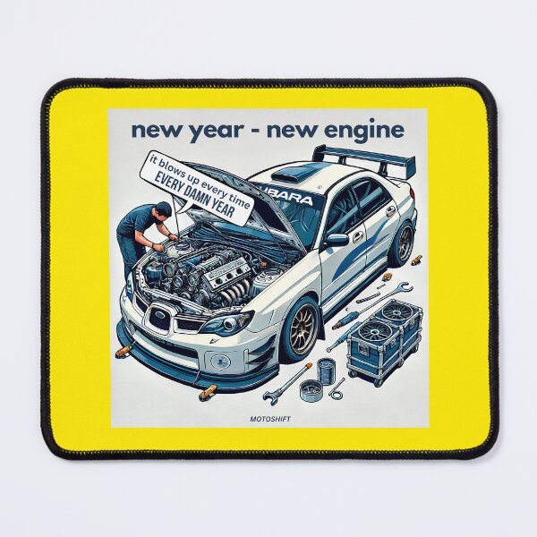 Item preview, Happy New Year - New Year New Engine designed and sold by MOTOSHIFT.