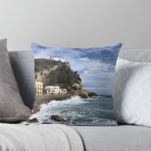 Item preview, Crashing Waves on Rocks in Varigotti Punta Crena designed and sold by Quoppidou.