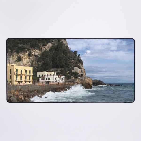Item preview, Crashing Waves on Rocks in Varigotti Punta Crena designed and sold by Quoppidou.
