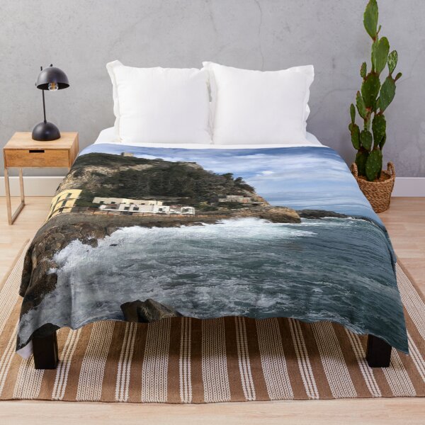 Item preview, Crashing Waves on Rocks in Varigotti Punta Crena designed and sold by Quoppidou.