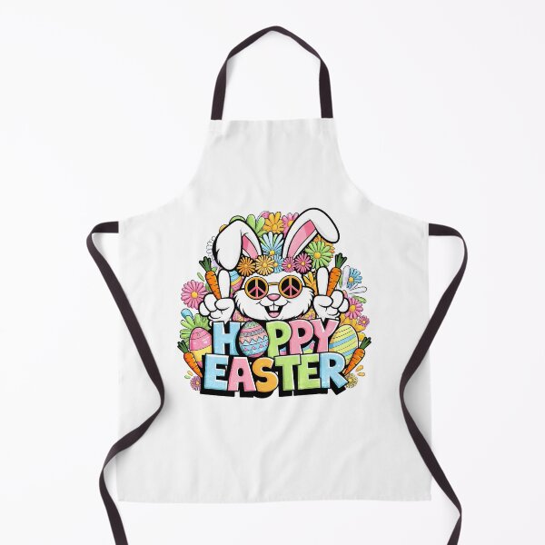Item preview, Hoppy Easter Bunny, Easter Bunny With Peace Sign Clipart designed and sold by Pechkinpavelpas.