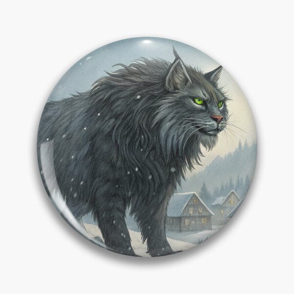 Item preview, Jólakötturinn (Yule Cat) 01 designed and sold by AIfolklore.