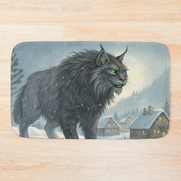 Item preview, Jólakötturinn (Yule Cat) 01 designed and sold by AIfolklore.