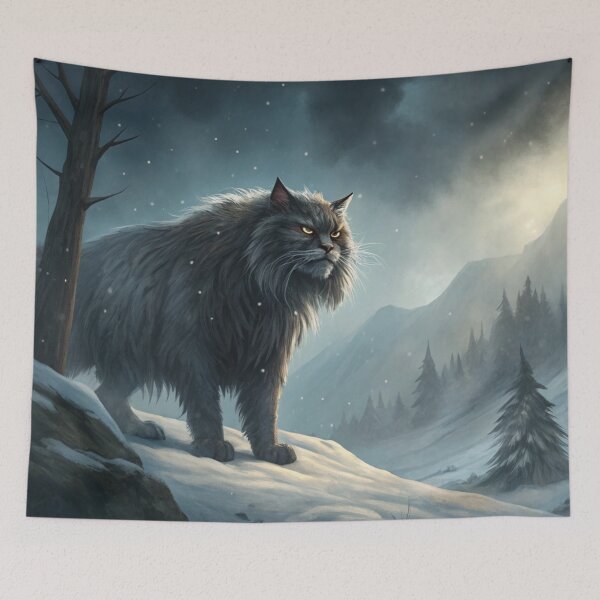 Item preview, Jólakötturinn (Yule Cat) 02 designed and sold by AIfolklore.
