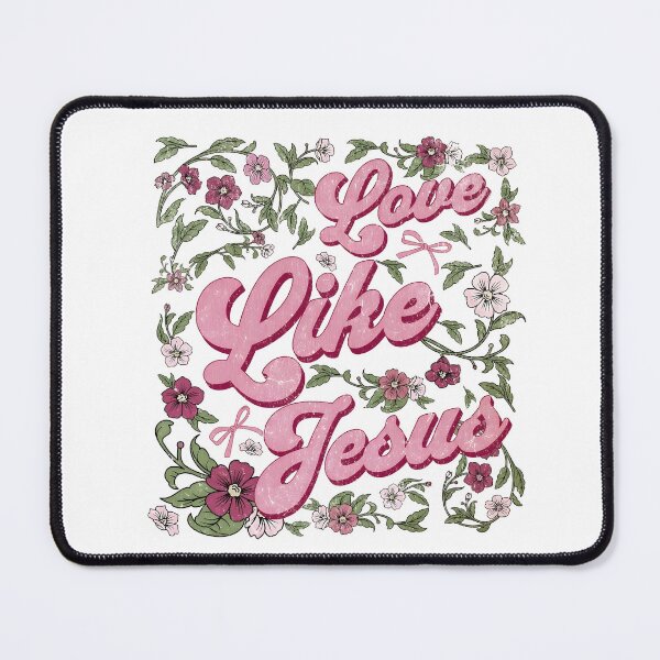 Item preview, Retro Love Like Jesus Coquette, Boho Valentine designed and sold by Pechkinpavelpas.