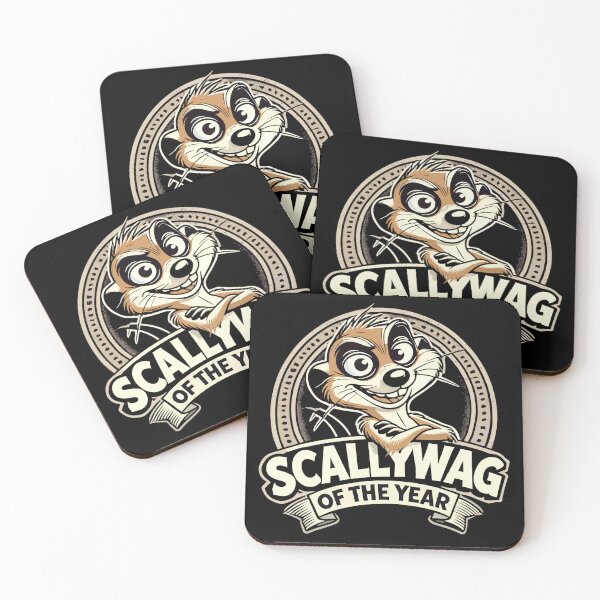Item preview, Scallywag of the Year Meerkat Funny Gift designed and sold by Pineapple-Tree.