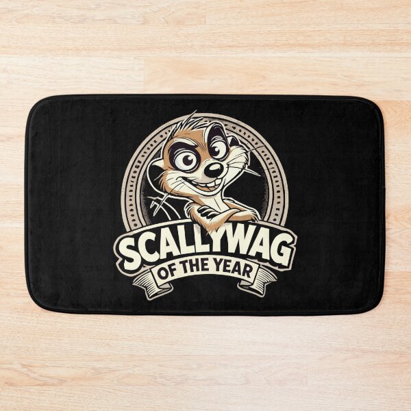 Item preview, Scallywag of the Year Meerkat Funny Gift designed and sold by Pineapple-Tree.