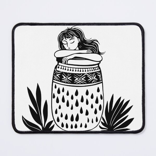 Item preview, Aquarius Zodiac Line Art | Water Bearer Constellation Illustration for Astrology Lovers designed and sold by House Of Roza.