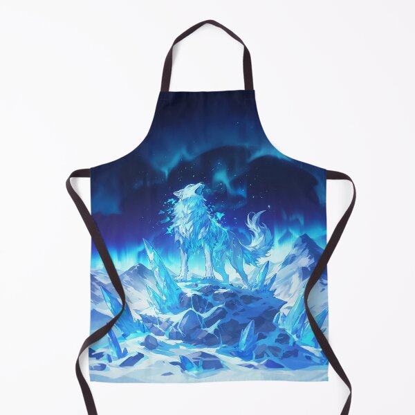 Item preview, Arctic Ice Wolf in Mountain Landscape designed and sold by Christian Weiss.