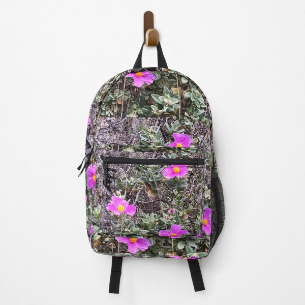 Item preview, Pink and Yelllow Wild Flowers Bush designed and sold by Quoppidou.