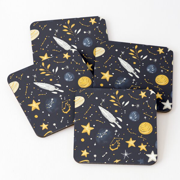 Item preview, Vibrant Space Motifs in a Starry Sky designed and sold by Piotrek0001.