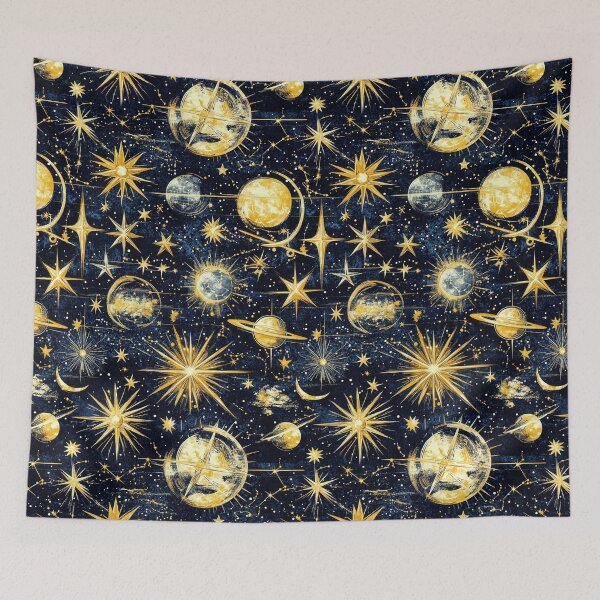 Item preview, Glowing Stars and Planets in the Night Sky designed and sold by Piotrek0001.