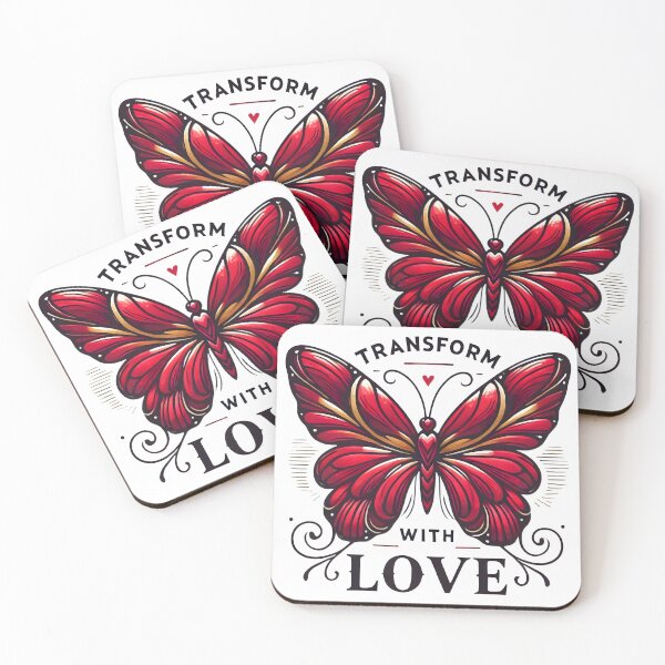 Item preview, Transform with Love | Elegant Crimson Butterfly Design by LaLi Designs designed and sold by LaLi-Designs.