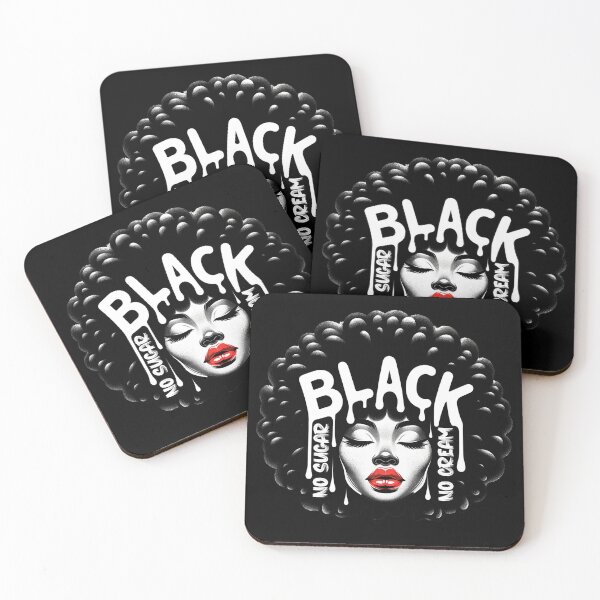 Item preview, Black No Sugar No Cream designed and sold by Myra365Art.