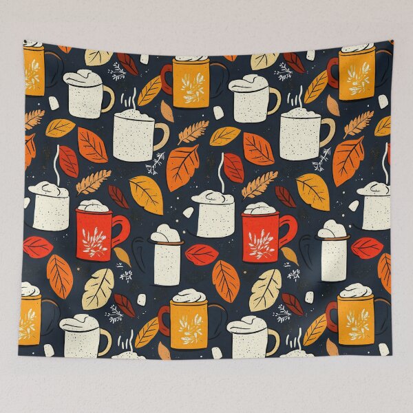 Item preview, Winter Beverage with Toppings in Festive Atmosphere designed and sold by Piotrek0001.