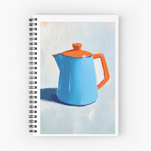 Item preview, Blue Teapot Painting - Mid-Century Modern Art designed and sold by Michele Lobgianizze.