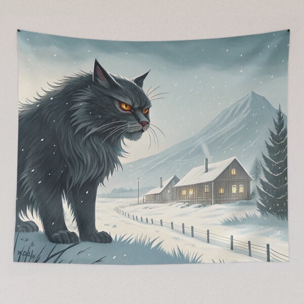 Item preview, Jólakötturinn (Yule Cat) 05 designed and sold by AIfolklore.