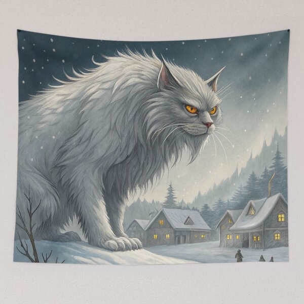 Item preview, Jólakötturinn (Yule Cat) 06 designed and sold by AIfolklore.