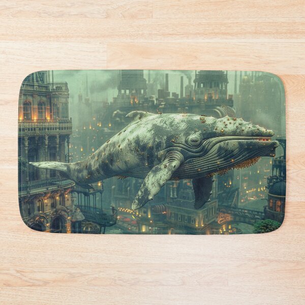 Item preview, cyberpunk whale in utopian city designed and sold by Mauswohn.