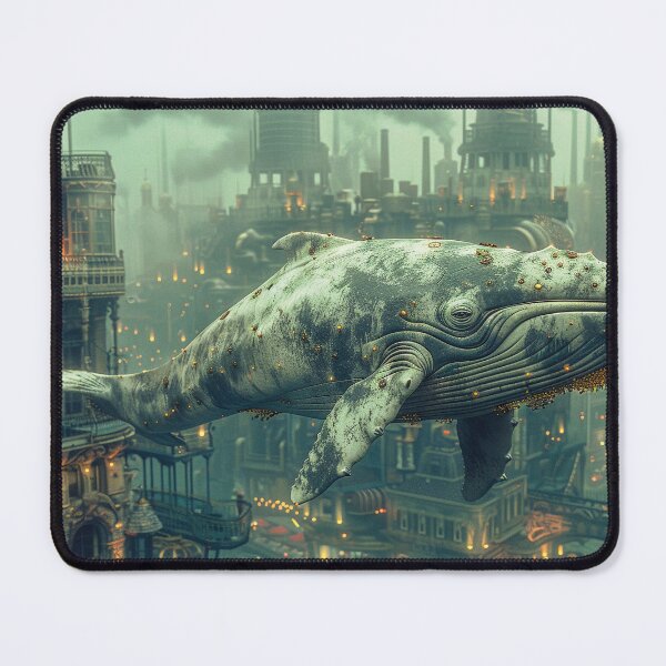 Item preview, cyberpunk whale in utopian city designed and sold by Mauswohn.
