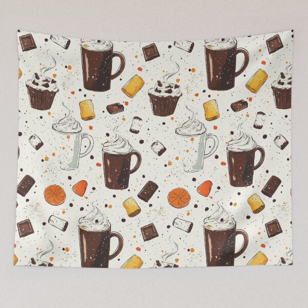 Item preview, Winter Drink with Marshmallows and Cinnamon Stick designed and sold by Piotrek0001.