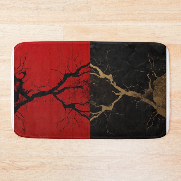 Item preview, Abstract Red and Black Textured Diptych designed and sold by anytka.