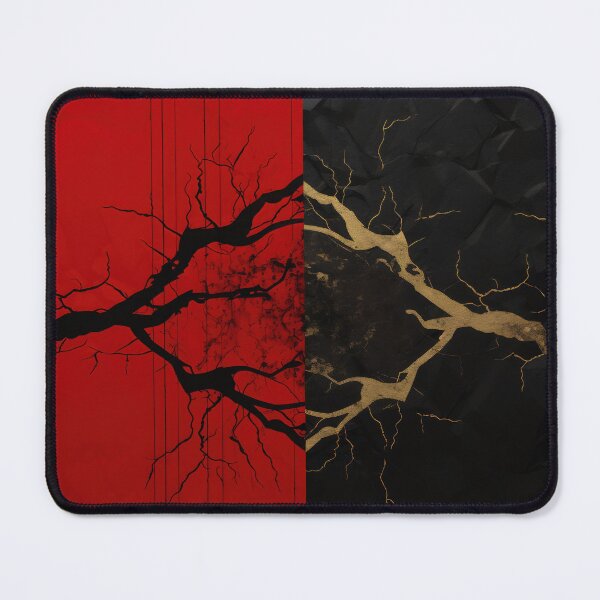 Item preview, Abstract Red and Black Textured Diptych designed and sold by anytka.
