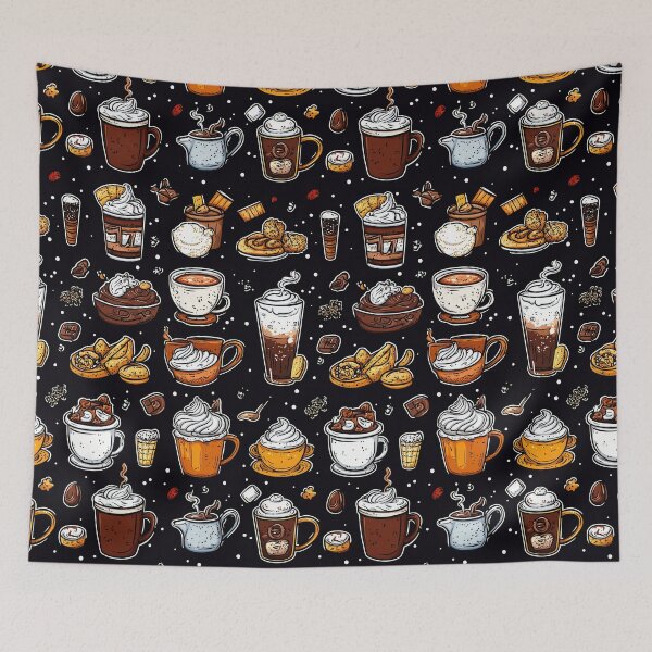 Item preview, Warm Winter Drink with Snowflake Motif designed and sold by Piotrek0001.