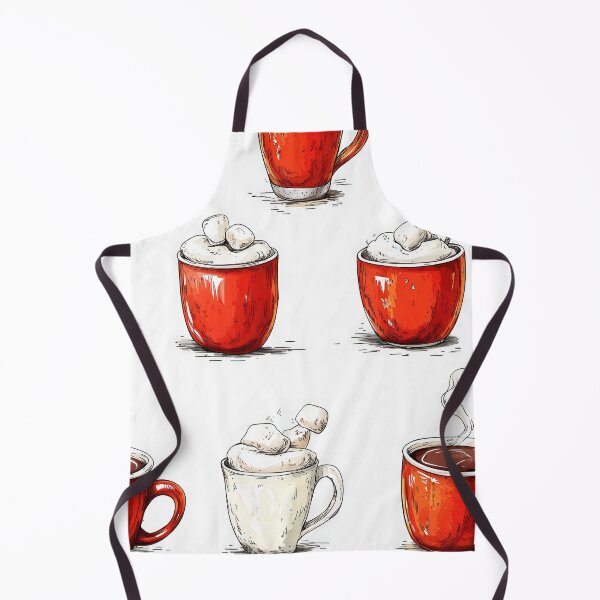 Item preview, Creamy Hot Drink with Pine Branch Accents designed and sold by Piotrek0001.