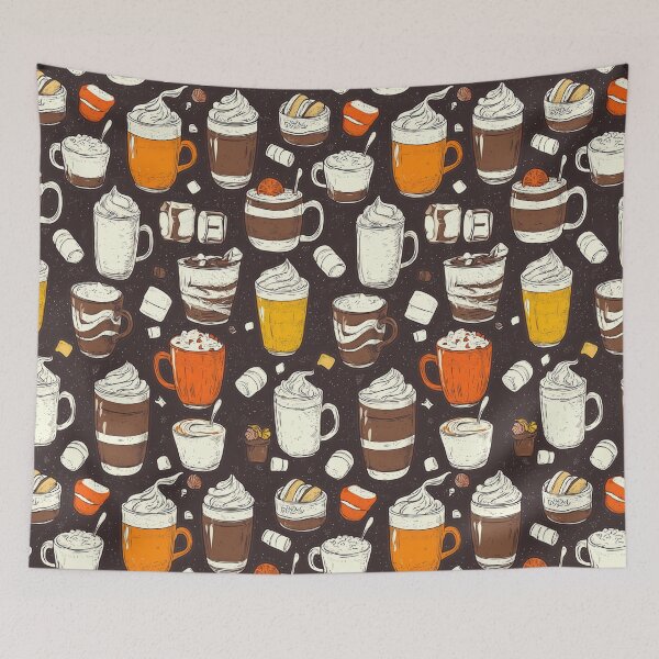 Item preview, Winter Mug Filled with Delicious Warm Drink designed and sold by Piotrek0001.