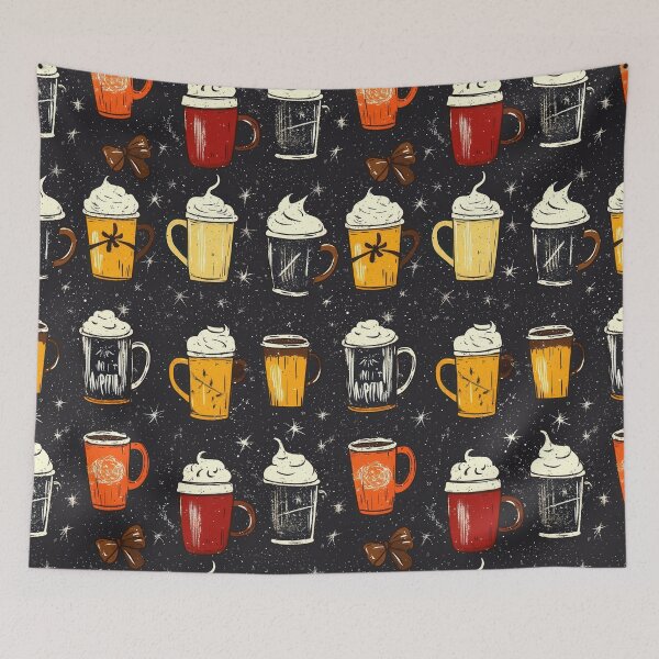 Item preview, Seasonal Warm Beverage with Cozy Details designed and sold by Piotrek0001.