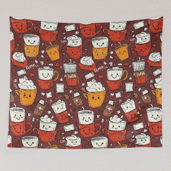 Item preview, Delicious Winter Drink in a Decorative Mug designed and sold by Piotrek0001.