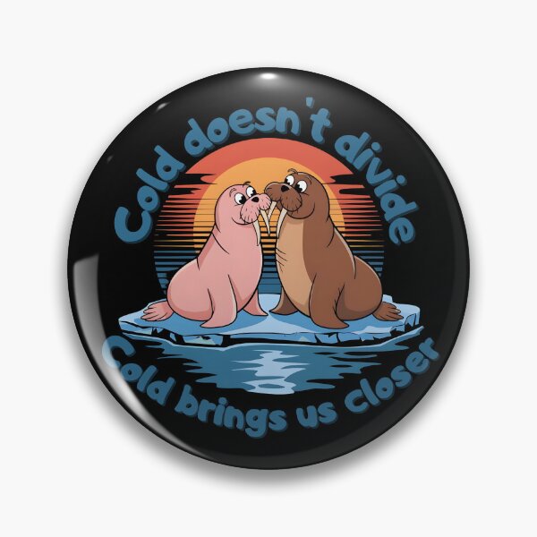 Item preview,   Romantic Walruses on Ice, Coolrus The Walrus, Ice Bath  designed and sold by IceBathDESIGNS.