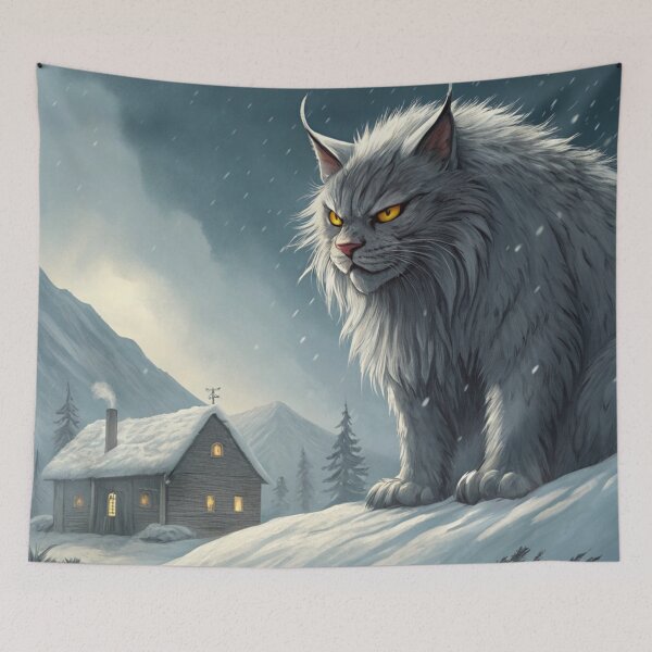 Item preview, Jólakötturinn (Yule Cat) 08 designed and sold by AIfolklore.