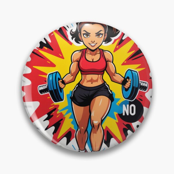 Item preview, Fitness Motivation Sticker: Strength and Determination! designed and sold by PrintFusion57.