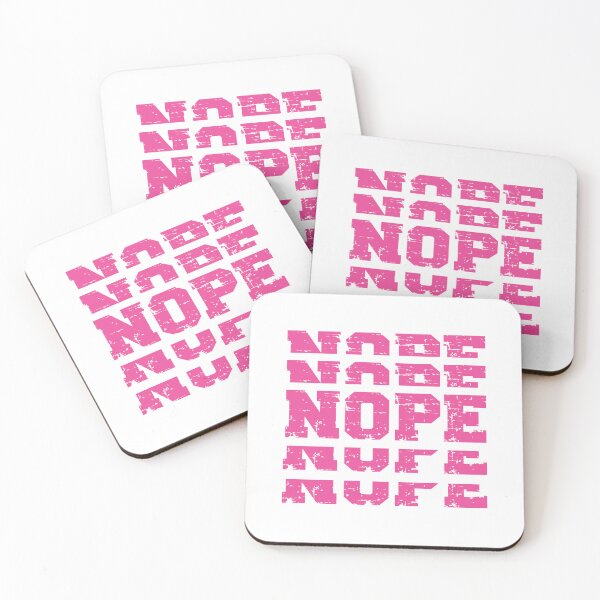 Item preview, NOPE (hot pink) designed and sold by planDpromotions.