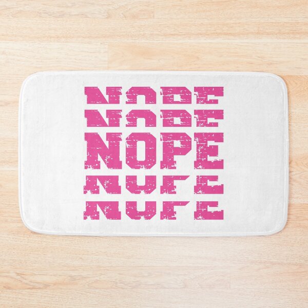 Item preview, NOPE (hot pink) designed and sold by planDpromotions.